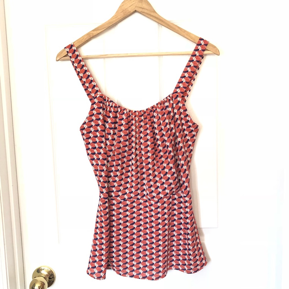 CAbi Peplum Tank Top Sz 8